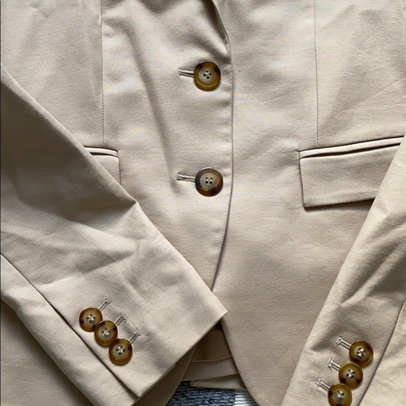Beige blazer silk lining - Picture 3 of 4